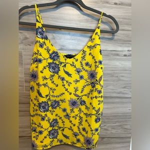 Banana Republic size small yellow with pattern camisole